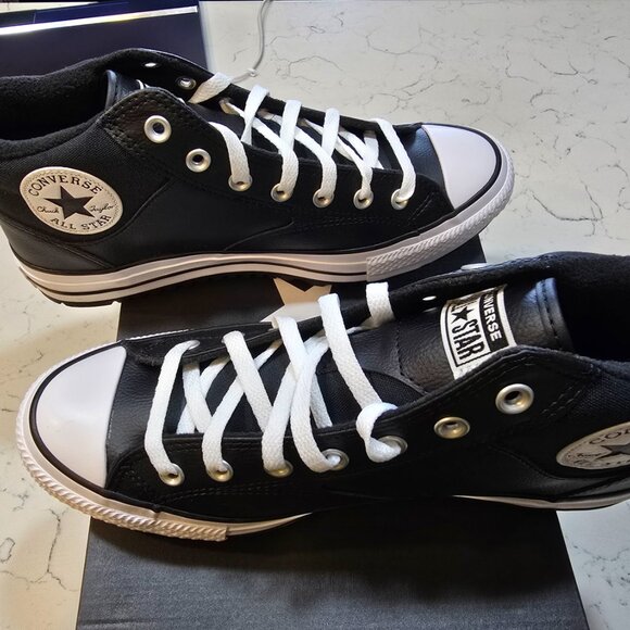 Converse Chuck Taylor All Star Malden Street Boots Mid Black Men's 10 A04477C - Picture 6 of 13